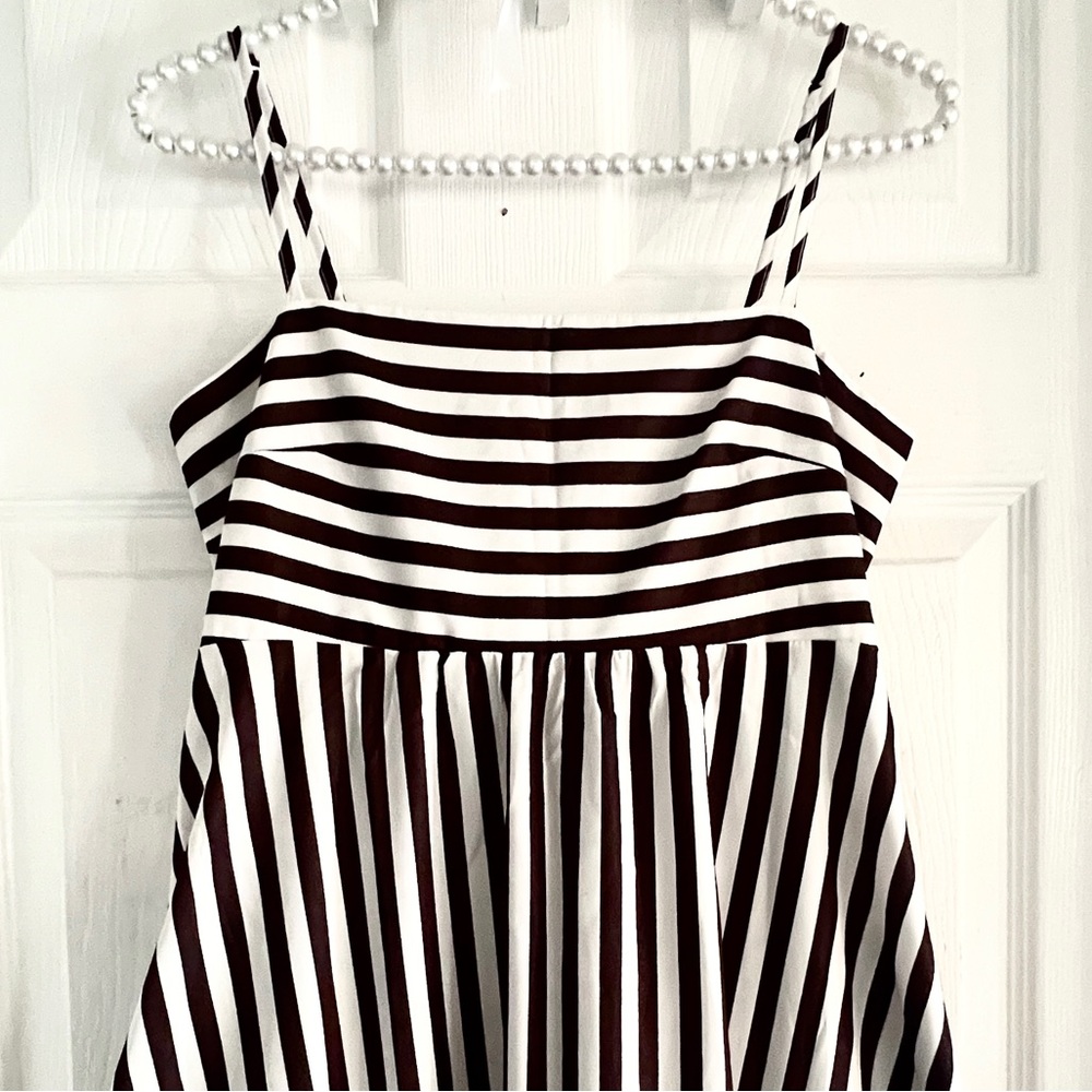 Commense Striped Pleated Cami Long Dress - Picture 9 of 13